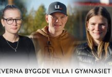 De byggde stor villa på Björknäsgymnasiet