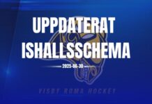 Uppdaterat Ishallsschema